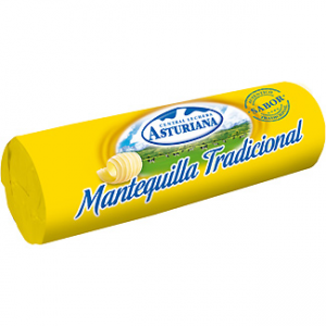 Mantequilla tradicional rulo Asturiana