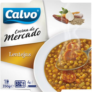 Lentejas guisadas Calvo