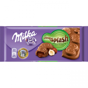 Chocolate relleno de avellanas Choqsplash Milka