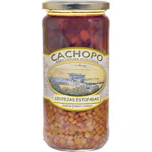 Lentejas estofadas ecológicas Cachopo